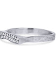 Lika Behar Sterling Silver Stockton Pavé Diamond Stacking Ring - Skeie's Jewelers