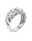 Silver "Shrimp" Dome Ring - Skeie's Jewelers