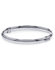 Hinged Silver Bangle - Skeie's Jewelers