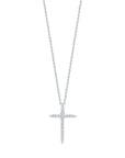ROBERTO COIN SLIVER WHITE GOLD CROSS