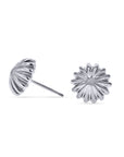 Silver Scallop Stud Earrings - Skeie's Jewelers