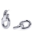 Silver Double Drop Link Earrings - Skeie's Jewelers