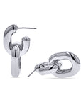 Silver Double Drop Link Earrings - Skeie's Jewelers