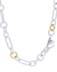 Lika Behar 'Casey' Silver and Gold Link Chain - Skeie's Jewelers