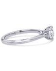Lab-Grown Round Diamond Platinum Solitaire - Skeie's Jewelers