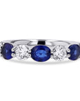 JB Star Oval-Cut Sapphire and Diamond Ring - Skeie's Jewelers