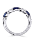 JB Star Oval-Cut Sapphire and Diamond Ring - Skeie's Jewelers