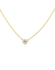 The Skeie's Diamond-Bezel Solitaire Necklace - Skeie's Jewelers