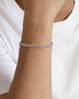 Gabriel & Co. Sterling Silver Cuban Link Bracelet