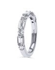 Round & Emerald Cut Diamond Band - Skeie's Jewelers