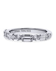 Round & Emerald Cut Diamond Band - Skeie's Jewelers