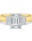 Emerald-Cut Three-Stone Engagement Ring - Skeie's Jewelers
