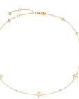 Roberto Coin Diamond Princepessa Motif Station Necklace - Skeie's Jewelers