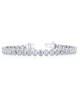 Oval-Cut Bezel Tennis Bracelet - Skeie's Jewelers