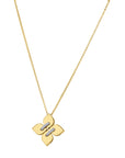 Roberto Coin 'Love in Verona' Gold Pave Accent Pendant Necklace - Skeie's Jewelers