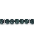 Gabriel & Co. 925 Sterling Silver 8mm Malachite Beaded Bracelet - Skeie's Jewelers