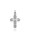 Gabriel & Co. 925 Sterling Silver Brushed Cross Pendant - Skeie's Jewelers