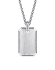 Gabriel & Co. 925 Sterling Silver Dog Tag Pendant - Skeie's Jewelers