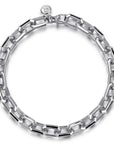Gabriel & Co. 925 Sterling Silver Faceted Chain Bracelet - Skeie's Jewelers