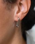 Small Rounded "J" Hoop Earrings - Skeie's Jewelers