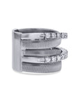 Marco Bicego White Gold 5-Strand Square Edge Diamond Ring - Skeie's Jewelers