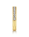 Gabriel & Co. 14K Yellow Gold Channel Set Diamond Anniversary Band - Skeie's Jewelers