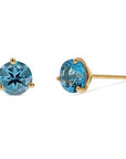 Blue Topaz Studs - Skeie's Jewelers