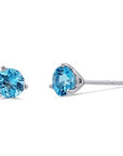 Blue Topaz Studs - Skeie's Jewelers