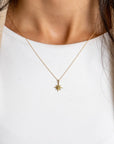 Yellow Gold Diamond Star Pendant Necklace by Carla | Nancy B. - Skeie's Jewelers