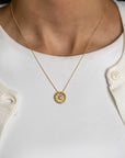 Roberto Coin Tiny Treasures Gold Compass Pendant Necklace - Skeie's Jewelers