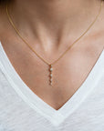 Graduated Diamond Bar Pendant - Skeie's Jewelers