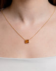 East-West Citrine Pendant Necklace - Skeie's Jewelers