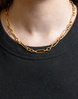 Roberto Coin Alternating Oval Link Chain Necklace - Skeie's Jewelers