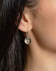 Arianna Nicolai Sterling Silver Concave Drift Disc Earrings - Skeie's Jewelers