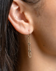 Arianna Nicolai Paperclip Dangle Earrings - Skeie's Jewelers