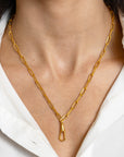 Lika Behar Paperclip Chain Clip Necklace - Skeie's Jewelers