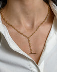 Zoe Chicco Gold Toggle Lariat - Skeie's Jewelers