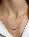 Half Curved Wire Necklace - Skeie's Jewelers