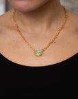 Lika Behar Gold and Sonoran Turquoise Necklace - Skeie's Jewelers