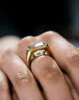 Cocktail Emerald Cut Quartz Ring - Skeie's Jewelers