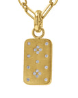 Roberto Coin 'Venetian Princess' Yellow Gold Dog Tag Pendant Necklace - Skeie's Jewelers