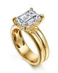 Gabriel & Co. 14K Yellow Gold Emerald Cut Diamond Engagement Ring - Skeie's Jewelers