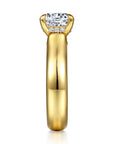 Gabriel & Co. 14K Yellow Gold Round Diamond Engagement Ring - Skeie's Jewelers