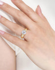 Gabriel & Co. 14K Yellow Gold Round Diamond Engagement Ring - Skeie's Jewelers
