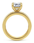 Gabriel & Co. 14K Yellow Gold Emerald Cut Diamond Engagement Ring - Skeie's Jewelers