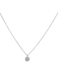Mini Diamond Cluster Pendant Necklace - Skeie's Jewelers