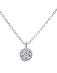 Mini Diamond Cluster Pendant Necklace - Skeie's Jewelers