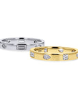 Fancy-Cut Flush Set Diamond Band - Skeie's Jewelers