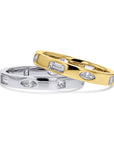 Fancy-Cut Flush Set Diamond Band - Skeie's Jewelers