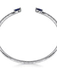 Gabriel & Co Sapphire Arrow Cuff Bracelet - Skeie's Jewelers